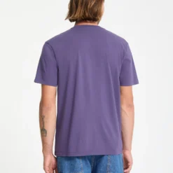 Solid Stone T-Shirt - Dark Purple -Volcom Store A5212317 DPL 3