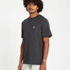 Circle Blanks T-Shirt - Heather Black -Volcom Store A5712316 HBK 31 bbad30d7 322e 411b 9682 c3ecfcd9de0e