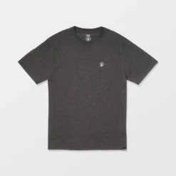 Circle Blanks T-Shirt - Heather Black -Volcom Store A5712316 HBK 32 522fc084 46c7 4253 a96d a33ca83a4af9