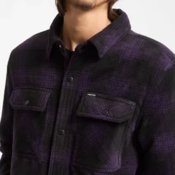 Bowered Fleece Over-Shirt - Dark Purple -Volcom Store A5832400 DPL 5