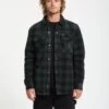 Bowered Fleece Over-Shirt - Scarab -Volcom Store A5832400 SCB 1