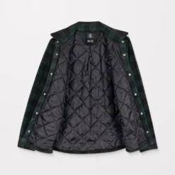 Bowered Fleece Over-Shirt - Scarab -Volcom Store A5832400 SCB 1L 1