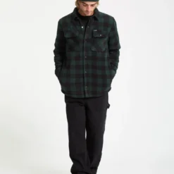 Bowered Fleece Over-Shirt - Scarab -Volcom Store A5832400 SCB 30