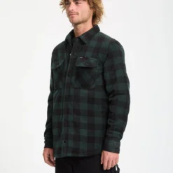 Bowered Fleece Over-Shirt - Scarab -Volcom Store A5832400 SCB 31