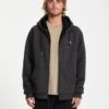 Single Stone Lined Zip Hoodie - Heather Black -Volcom Store A5832500 HBK 1 134b0e79 505a 4b06 b2f3 5ec8c44e2e46