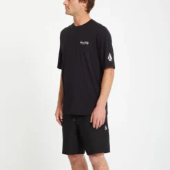 Pistol Surf Rashguard - BLACK -Volcom Store A9112503 BLK 1