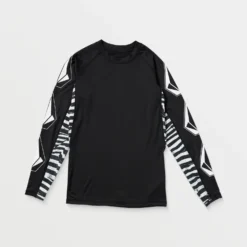 Surf Vitals J Robinson Rashguard - BLACK -Volcom Store A9312504 BLK 7