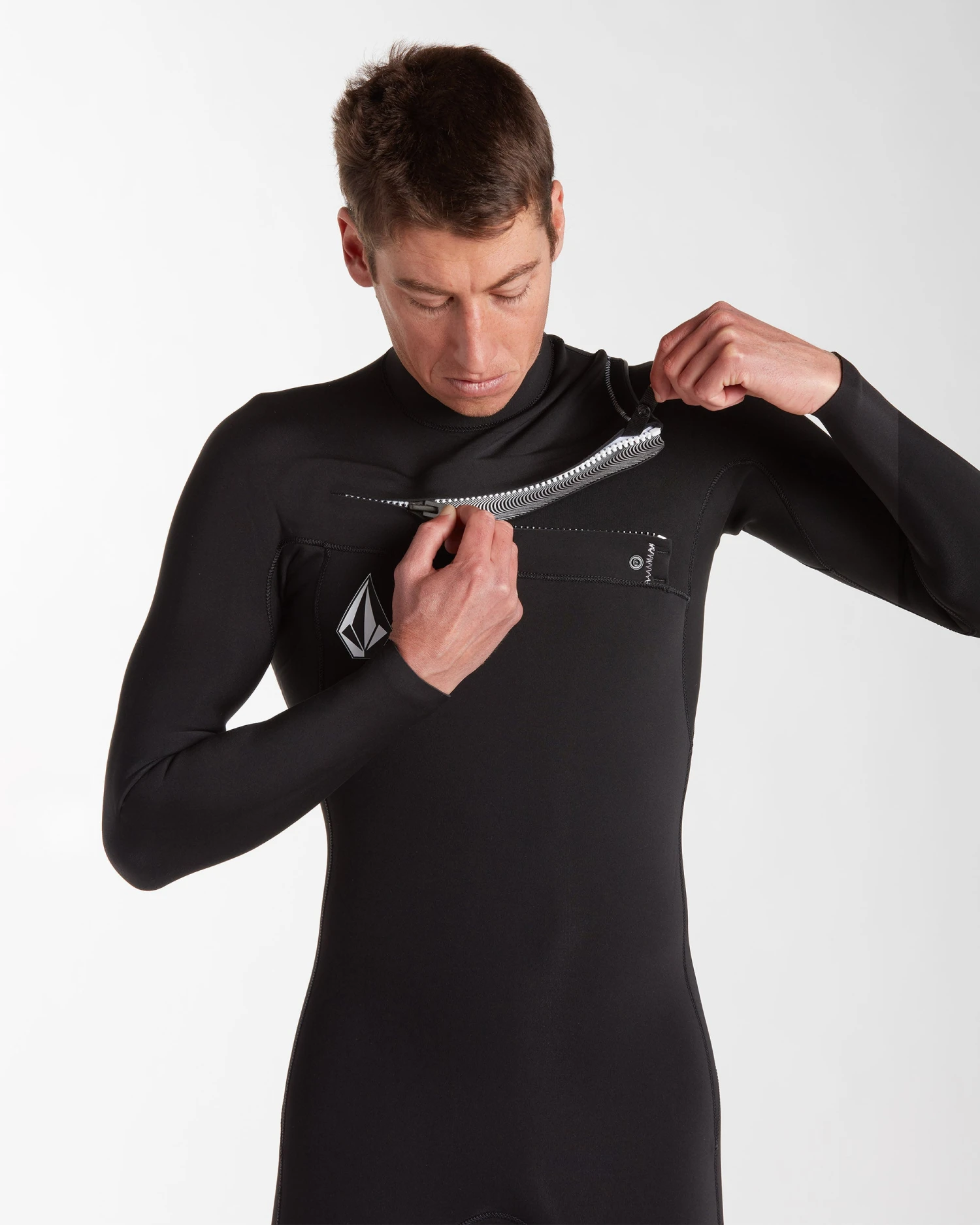 2/2Mm Long Sleeve Spring Wetsuit - BLACK 3 2/2Mm Long Sleeve Spring Wetsuit - BLACK