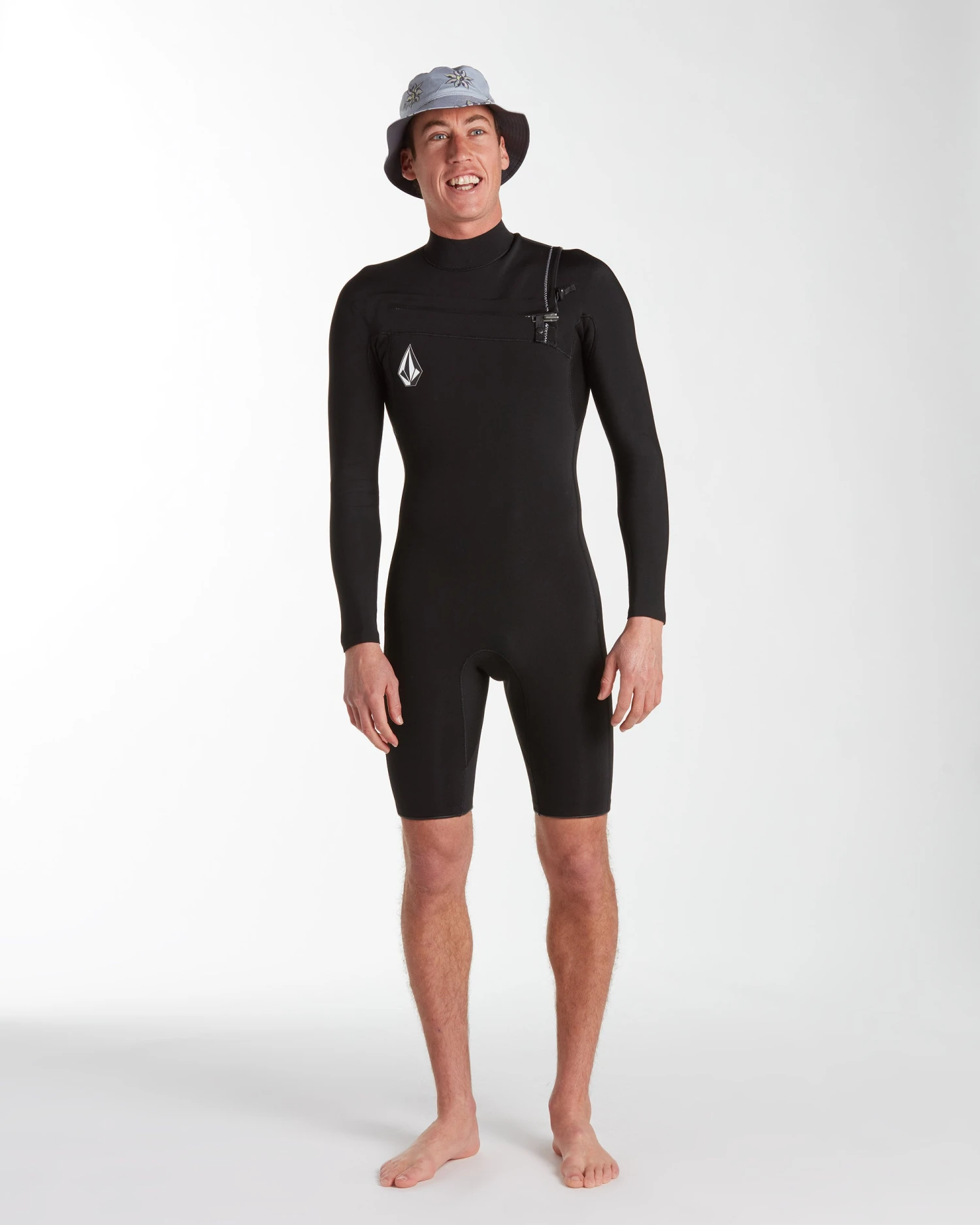 2/2Mm Long Sleeve Spring Wetsuit - BLACK 7 2/2Mm Long Sleeve Spring Wetsuit - BLACK - Image 5