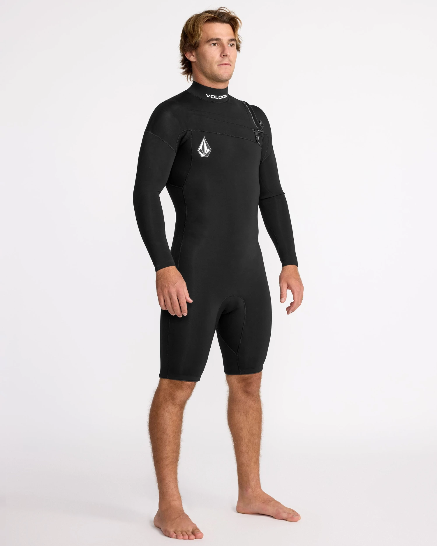 2/2Mm Long Sleeve Spring Wetsuit - BLACK 8 2/2Mm Long Sleeve Spring Wetsuit - BLACK - Image 6