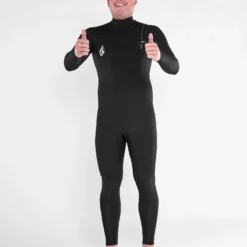 Modulator 3/2Mm Chest Zip Full Wetsuit - Black -Volcom Store A9532203 BLK 36