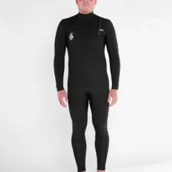 Modulator 4/3Mm Chest Zip Full Wetsuit - Black