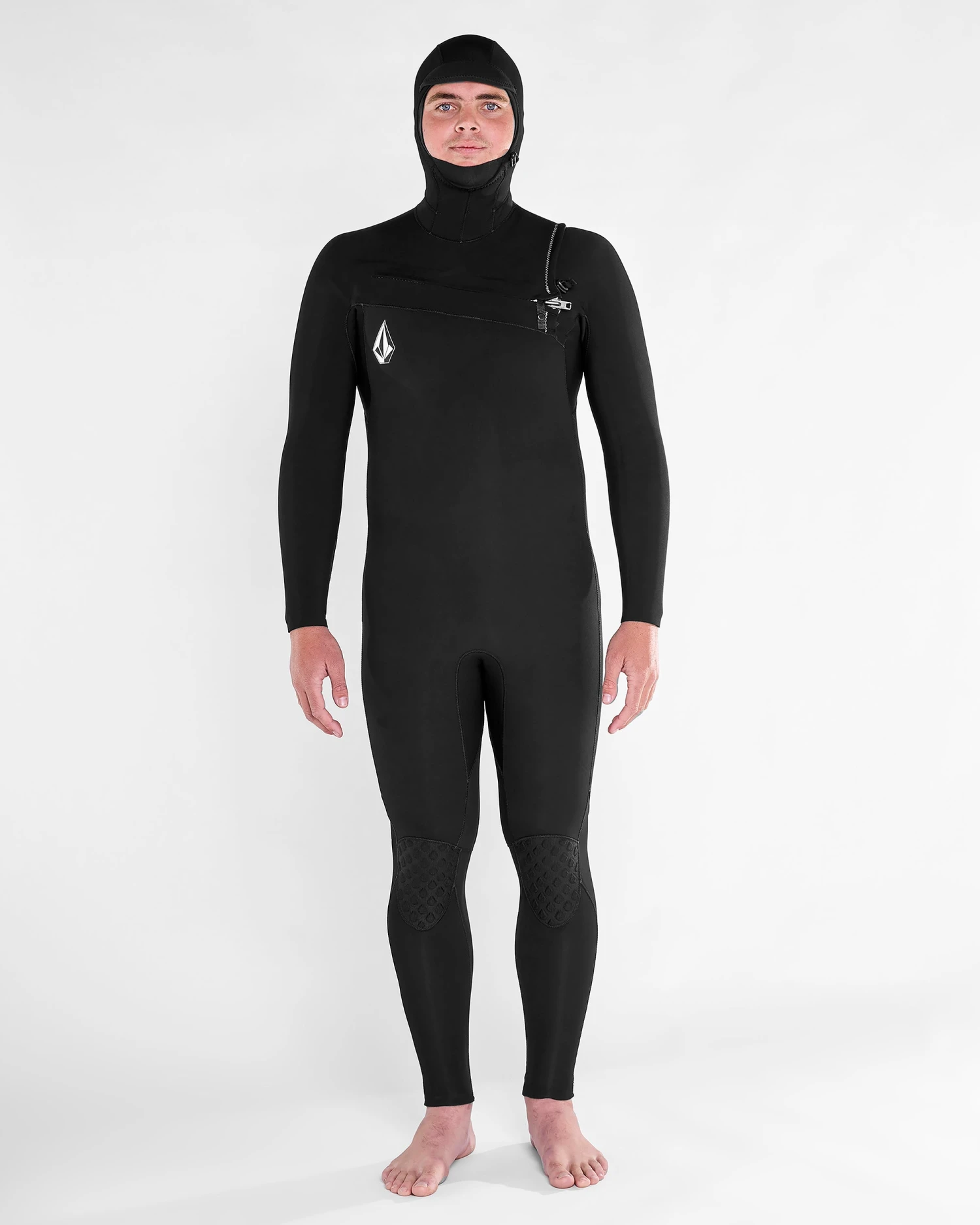 Modulator 4/3Mm Hooded Chest Zip Wetsuit - Black 5 Modulator 4/3Mm Hooded Chest Zip Wetsuit - Black - Image 3
