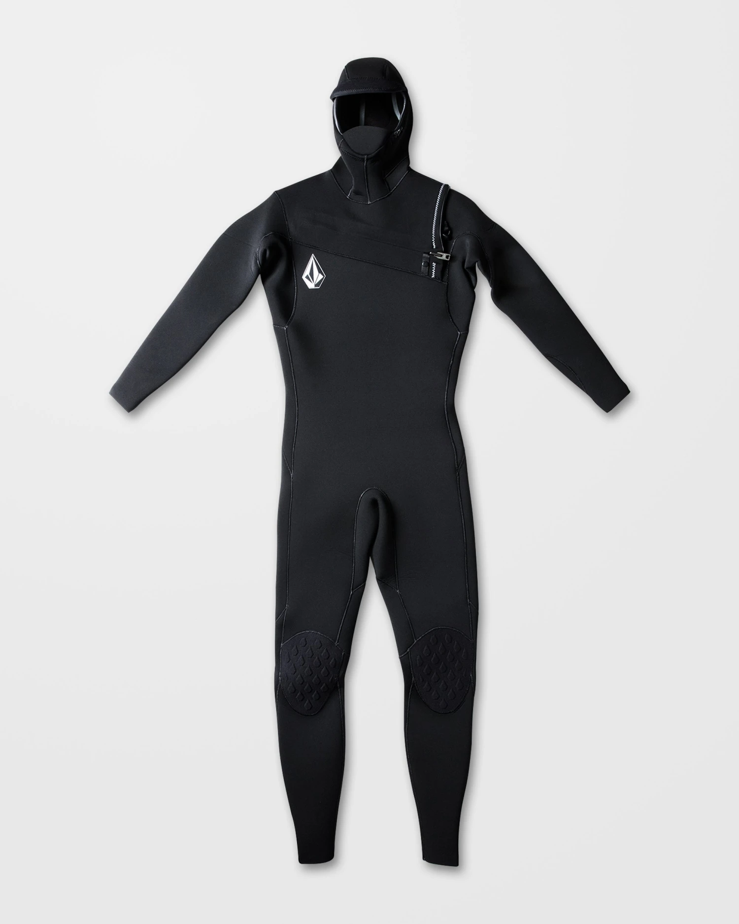 Modulator 4/3Mm Hooded Chest Zip Wetsuit - Black 16 Modulator 4/3Mm Hooded Chest Zip Wetsuit - Black - Image 14