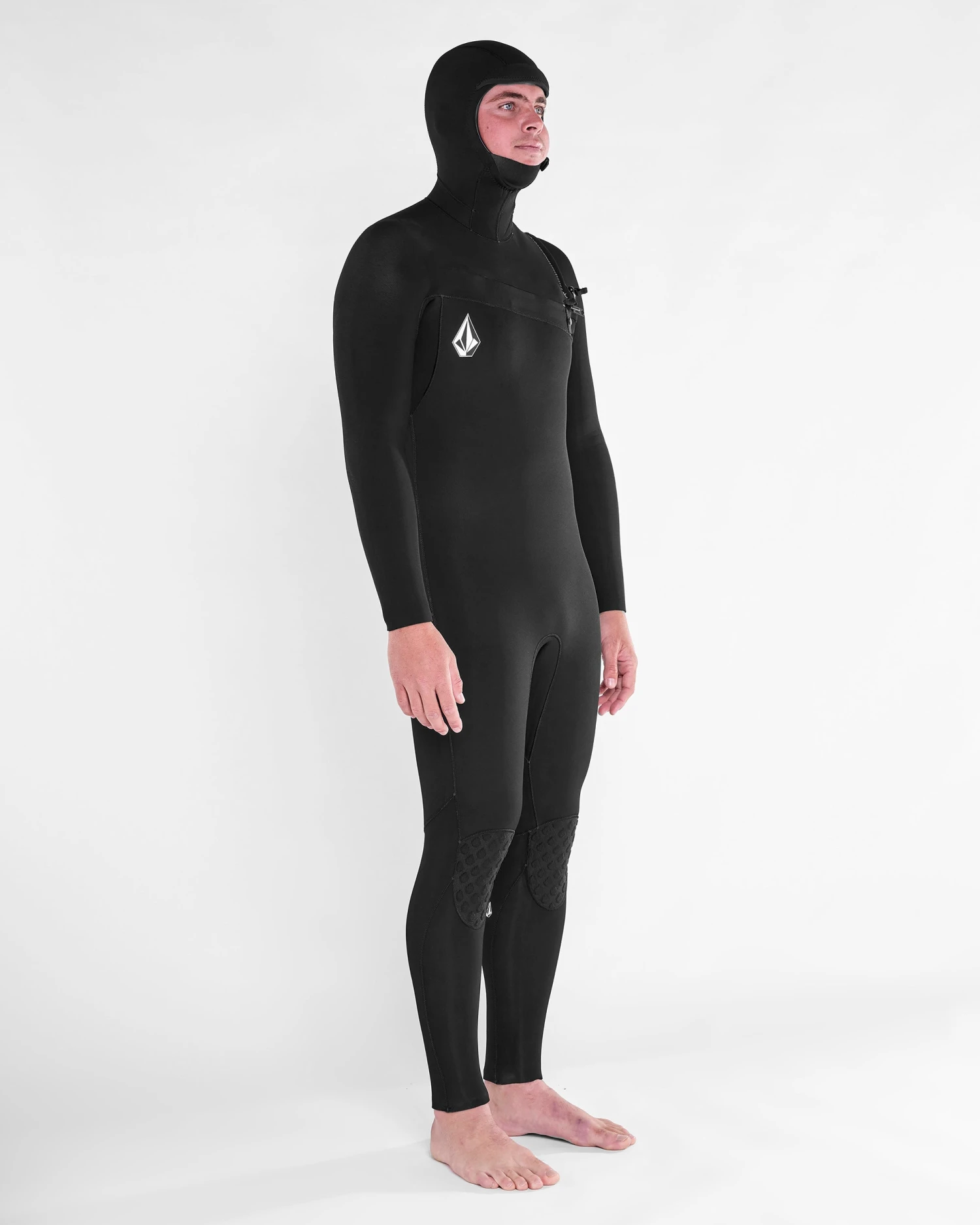 Modulator 4/3Mm Hooded Chest Zip Wetsuit - Black 7 Modulator 4/3Mm Hooded Chest Zip Wetsuit - Black - Image 5