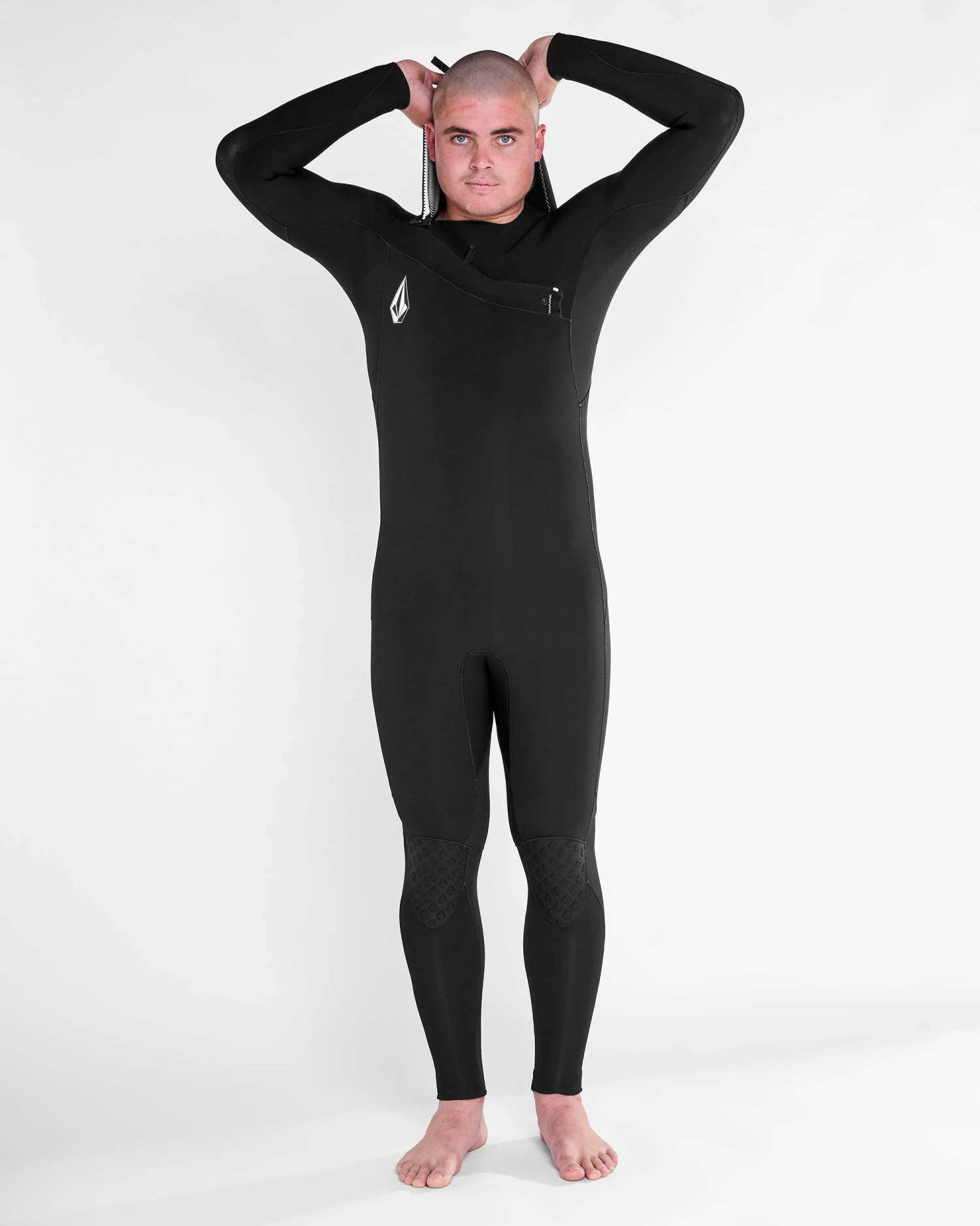 Modulator 4/3Mm Hooded Chest Zip Wetsuit - Black 10 Modulator 4/3Mm Hooded Chest Zip Wetsuit - Black - Image 8
