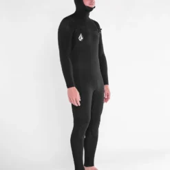 Modulator 5/4/3Mm Hooded Chest Zip Wetsuit - Black -Volcom Store A9532206 BLK 6