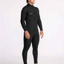 Modulator 4/3Mm Long Sleeve Back Zip Wetsuit - Black -Volcom Store A9532208 BLK 31