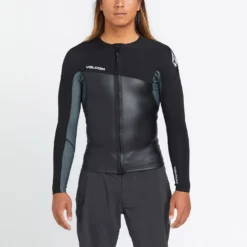 1.5Mm Front Zip Neoprene Jacket - BLACK -Volcom Store A9612401 BLK 1
