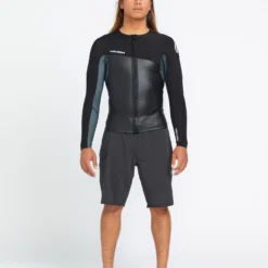 1.5Mm Front Zip Neoprene Jacket - BLACK -Volcom Store A9612401 BLK 7