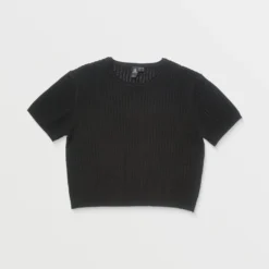 Meshy Beach T-shirt - BLACK -Volcom Store B0112505 BLK 7