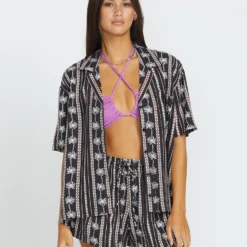 Sun Stunner Shirt - BLACK COMBO