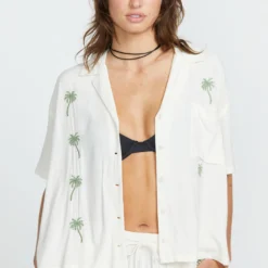 Sun Stunner Shirt - BONE 11 Sun Stunner Shirt - BONE -Volcom Store B0412500 BNE 1