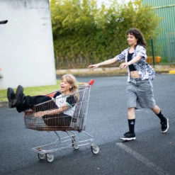 Alix Shirt - BLACK WHITE -Volcom Store B0412504 BWH LIFESTYLE 10