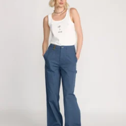 Full Cut Work Trousers - Harbor Blue -Volcom Store B1132500 HRB 31