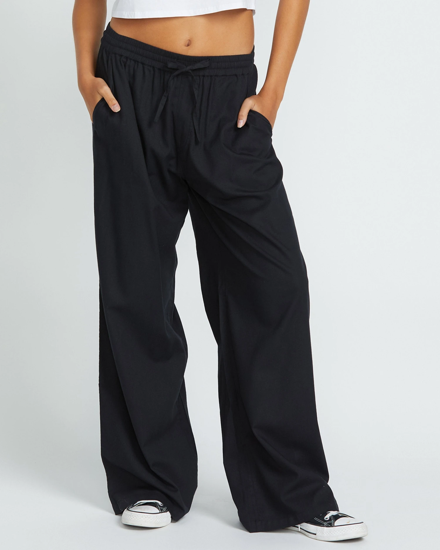 Dropping In Trousers - BLACK 3 Dropping In Trousers - BLACK