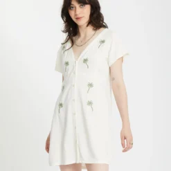 Crunk Punk Dress - BONE 10 Crunk Punk Dress - BONE -Volcom Store B1312502 BNE 1