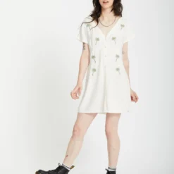 Crunk Punk Dress - BONE 13 Crunk Punk Dress - BONE -Volcom Store B1312502 BNE 6