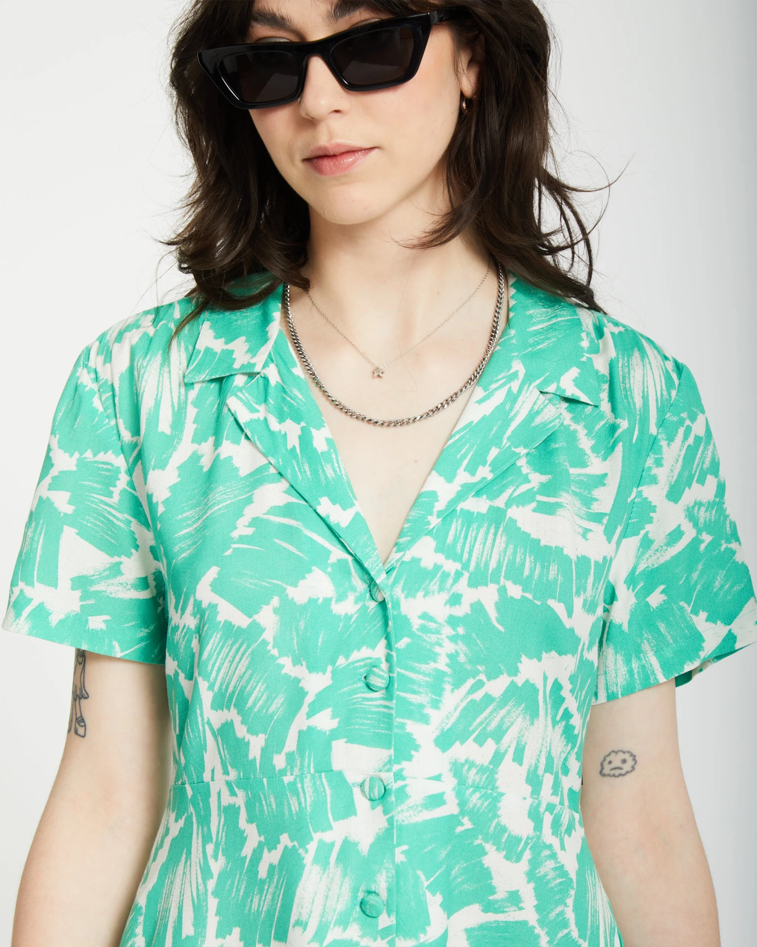 Alix Shirt Dress - JADE 5 Alix Shirt Dress - JADE - Image 3