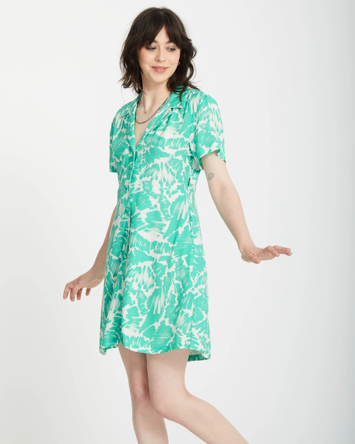 Alix Shirt Dress - JADE 6 Alix Shirt Dress - JADE - Image 4