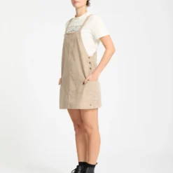 Power Chord Dress - Khaki -Volcom Store B1332409 KHA 31