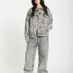 Filip Rygalski Denim Jacket - GREY VINTAGE -Volcom Store B1512500 GVN 3