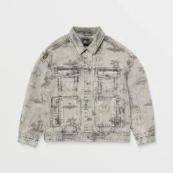 Filip Rygalski Denim Jacket - GREY VINTAGE -Volcom Store B1512500 GVN 7