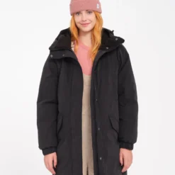 Sleepi Puff Up Parka - Black -Volcom Store B1732408 BLK 3