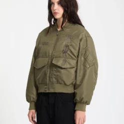 Vaderetro Bomber Jacket - Wintermoss 23 Vaderetro Bomber Jacket - Wintermoss -Volcom Store B1732501 WMS 6