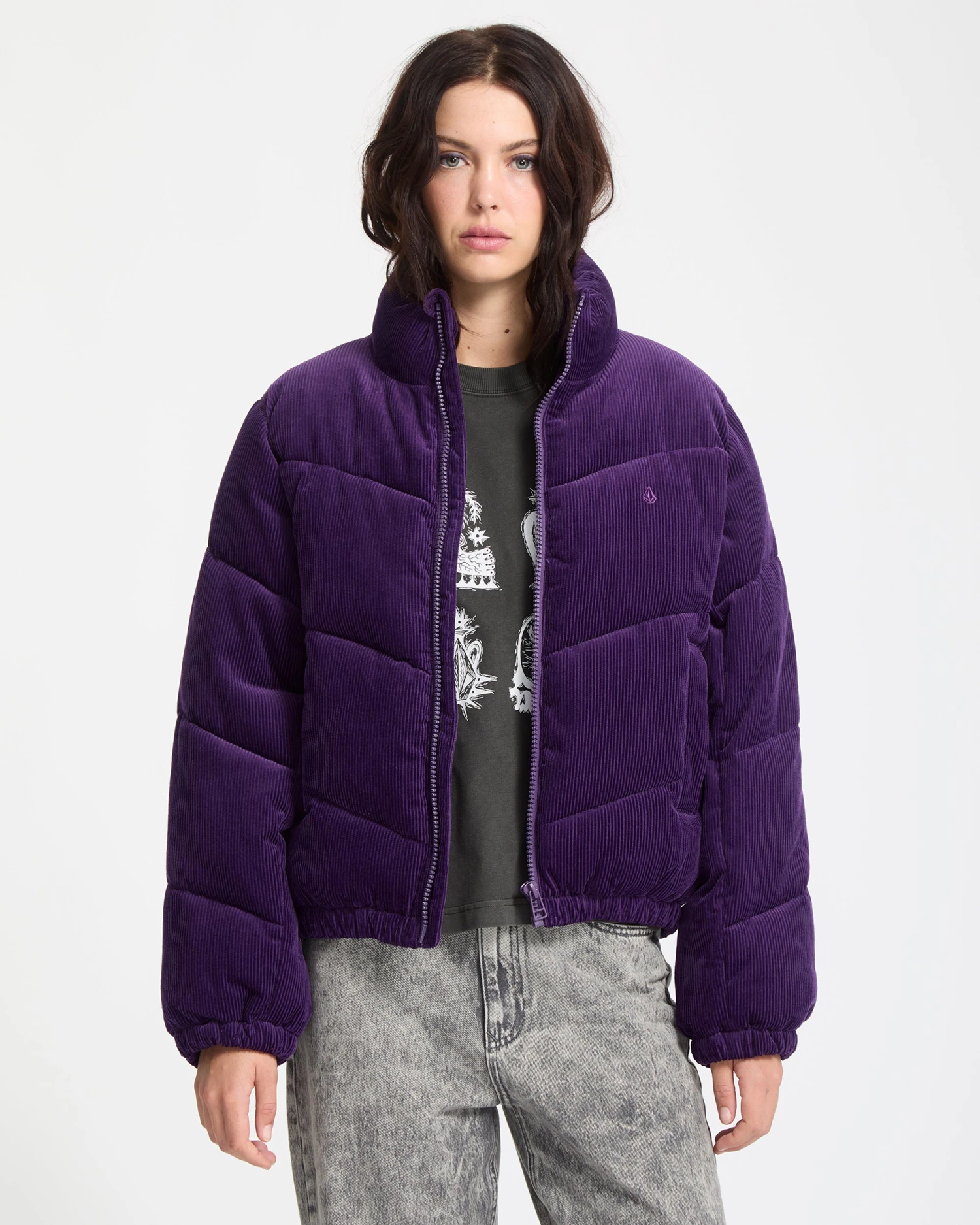 Cord'N Stone Puff Jacket - Acai 3 Cord'N Stone Puff Jacket - Acai