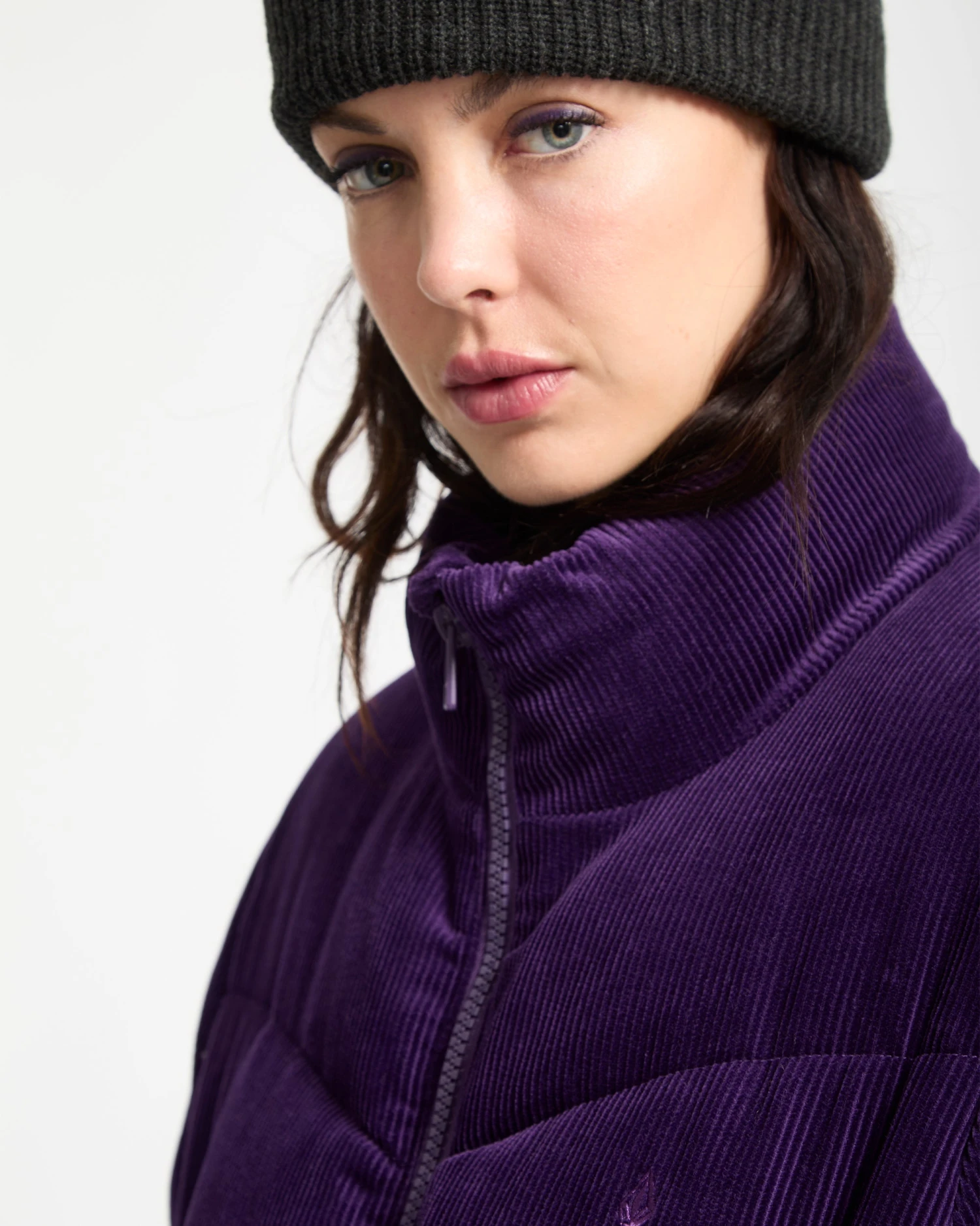 Cord'N Stone Puff Jacket - Acai 5 Cord'N Stone Puff Jacket - Acai - Image 3