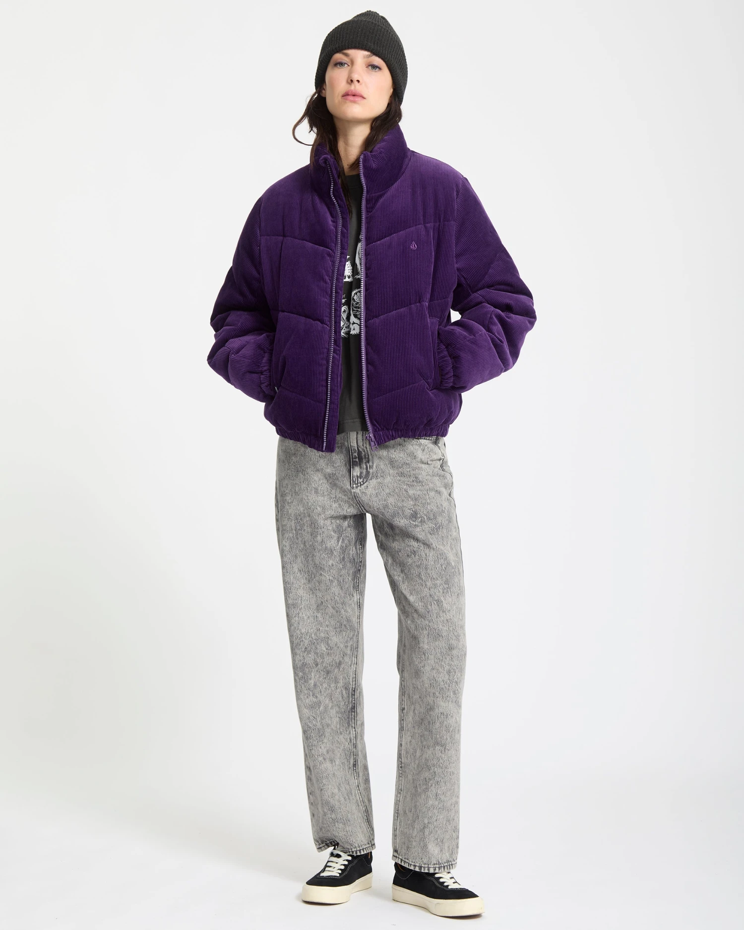 Cord'N Stone Puff Jacket - Acai 11 Cord'N Stone Puff Jacket - Acai - Image 9