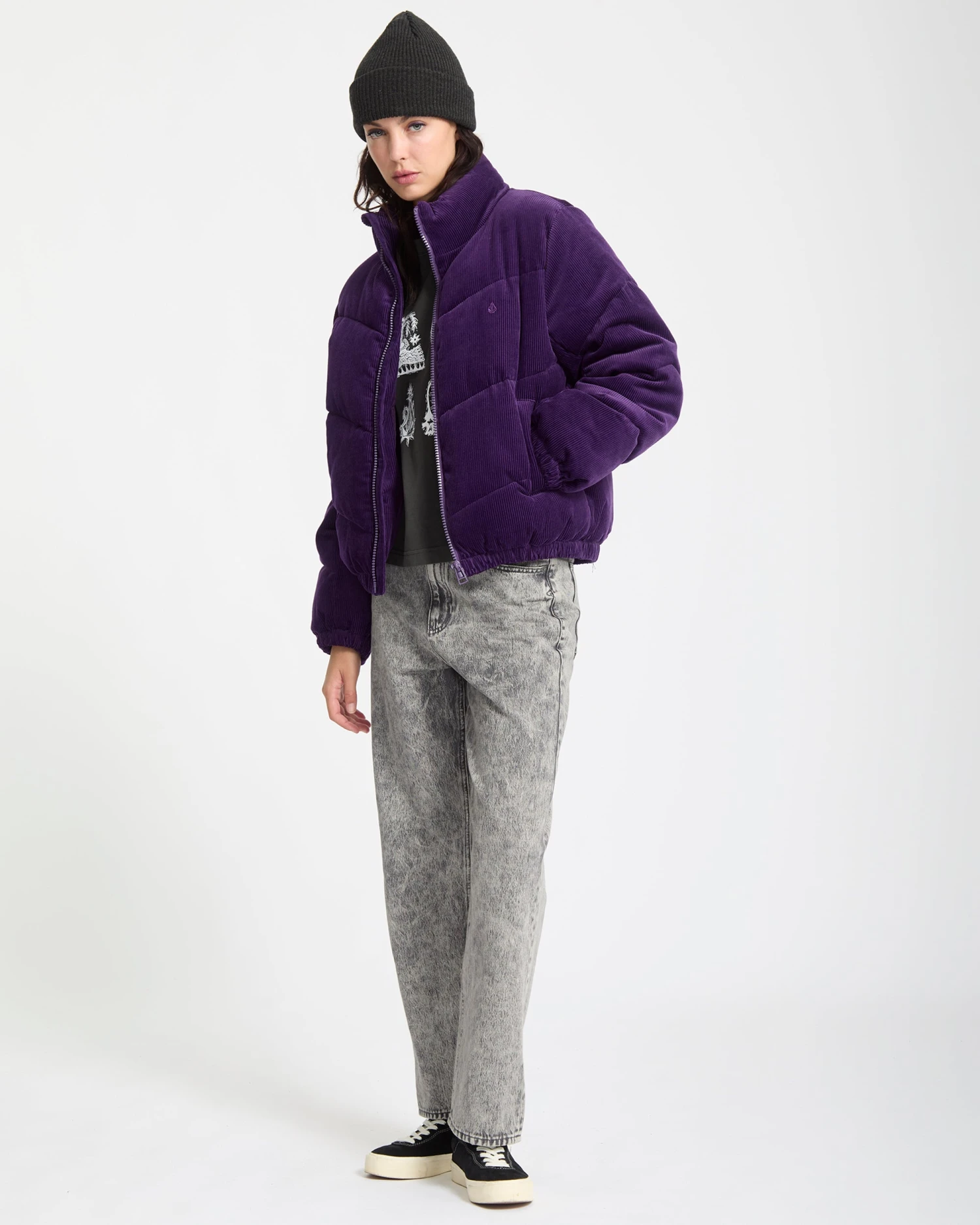 Cord'N Stone Puff Jacket - Acai 7 Cord'N Stone Puff Jacket - Acai - Image 5