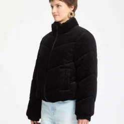 Cord'N Stone Puff Jacket - Black -Volcom Store B1732502 BLK 30