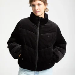 Cord'N Stone Puff Jacket - Black -Volcom Store B1732502 BLK 7