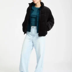 Cord'N Stone Puff Jacket - Black -Volcom Store B1732502 BLK 9