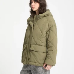 Out Of Boxy Puff Jacket - Wintermoss 16 Out Of Boxy Puff Jacket - Wintermoss -Volcom Store B1732503 WMS 30
