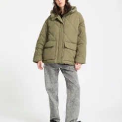 Out Of Boxy Puff Jacket - Wintermoss 13 Out Of Boxy Puff Jacket - Wintermoss -Volcom Store B1732503 WMS 4