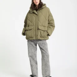 Out Of Boxy Puff Jacket - Wintermoss 14 Out Of Boxy Puff Jacket - Wintermoss -Volcom Store B1732503 WMS 5