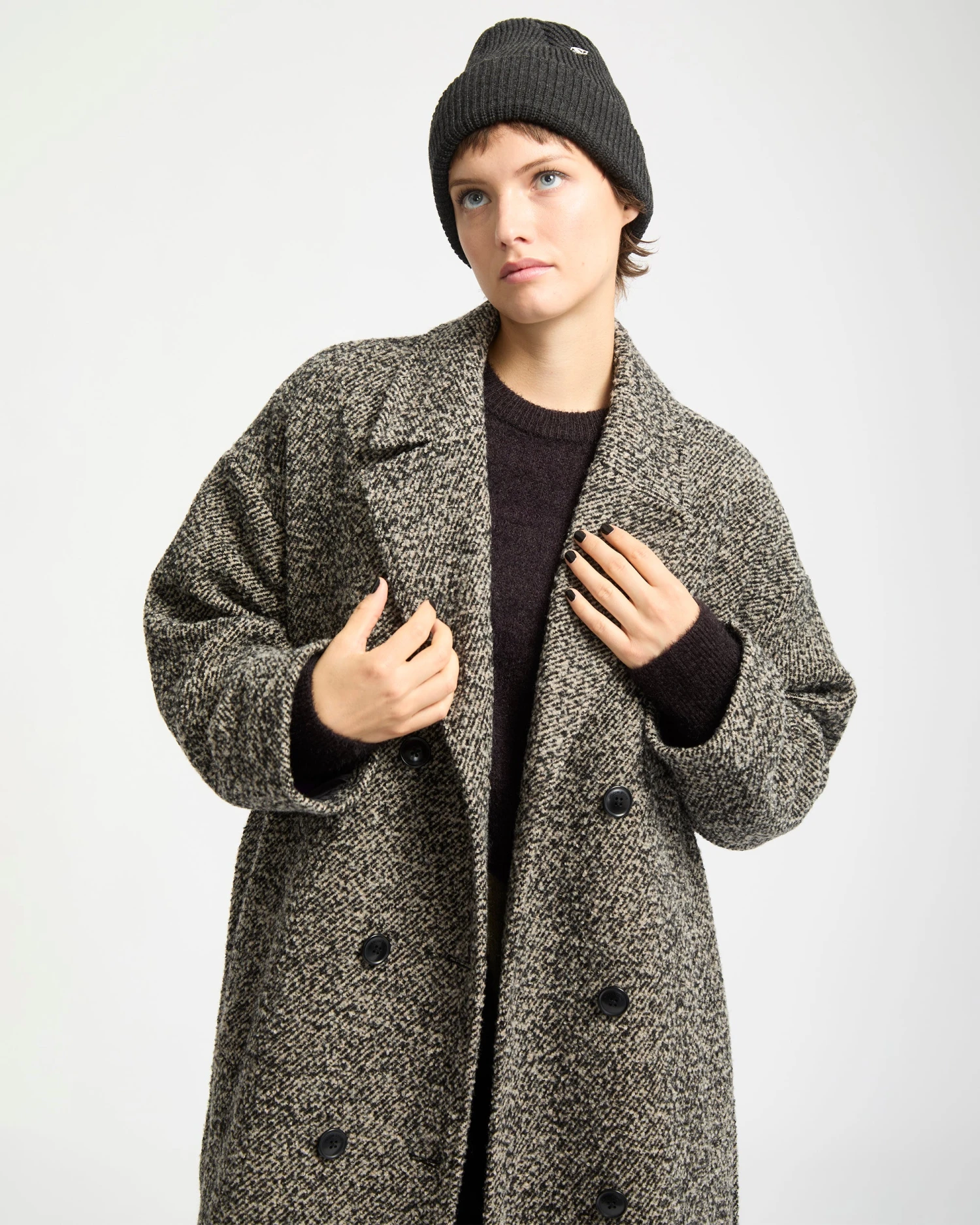 Eastcoat Coat - Black White 9 Eastcoat Coat - Black White - Image 7